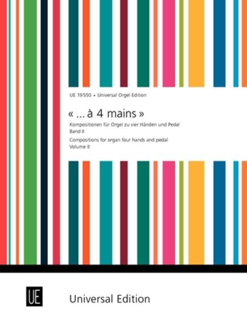 ...à 4 mains (for 4 hands) Vol. 2, Works of Looten, Schlee, Cogen Brandmüller, for organ 4 hands, Score