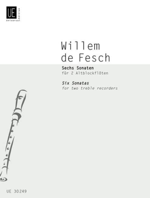6 Sonatas op. 9, for 2 treble recorders, Performing score