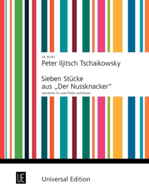 The Nutcracker, 7 Easy Pieces from The Nutcracker, for 2 flutes and piano, Score and parts
