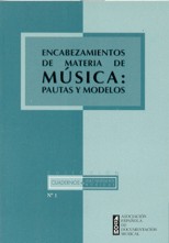 Encabezamientos de materias de música: pautas y modelos