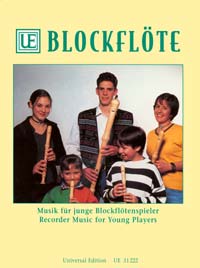 UE Recorder, Recorder Music for Young Players, for recorder, 2 recorders, recorder and piano (harpsichord) or recorder and guitar
