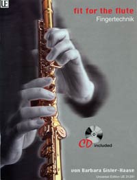 Fit for the Flute - Fingertechnik, for flute with CD, Edition with play-along