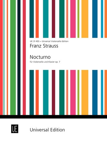 Nocturno op. 7, for cello and piano, Score