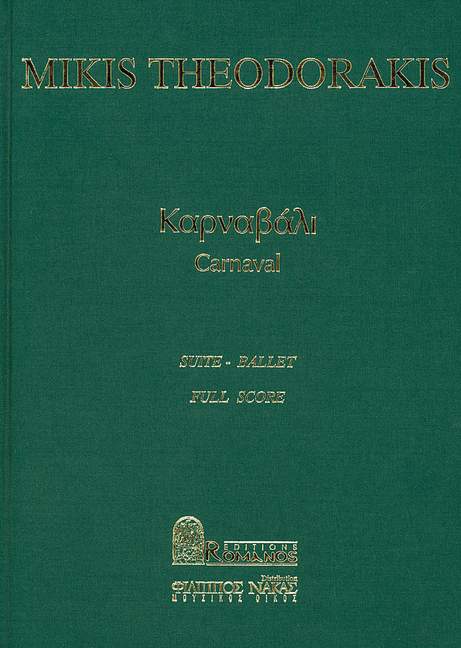 Carnaval, Ballet suite, for orchestra, Score