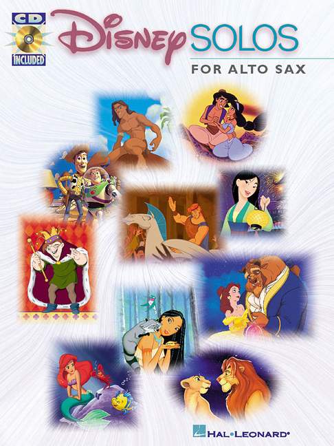 Disney Solos Alto Sax, for alto saxophone, Tune book