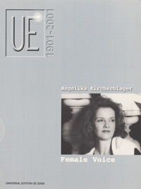 Angelika Kirchschlager - Female Voice Vol. 1, UE 1901-2001 - Jubilee Edition, for mezzo-soprano and piano