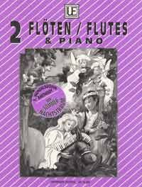A Midsummer Night's Dream, 5 Easy Pieces, for 2 flutes and piano, Score and parts