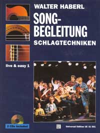 Schlagtechniken - Songbegleitung Vol. 1, Der Gitarrenkurs von Anfang an, for guitar with 2 CDs, Edition with play-along