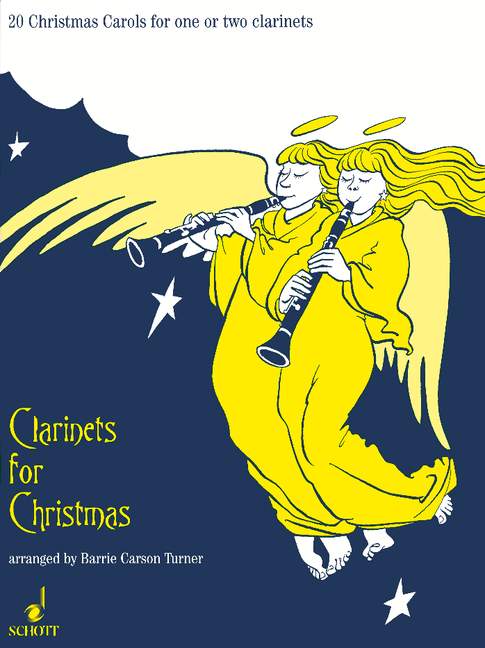 Clarinets for Christmas, 20 Christmas carols, for 1-2 clarinets
