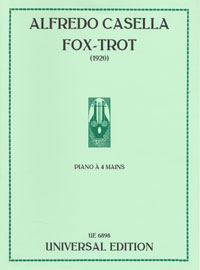 Fox-Trot, for piano 4 hands, Score