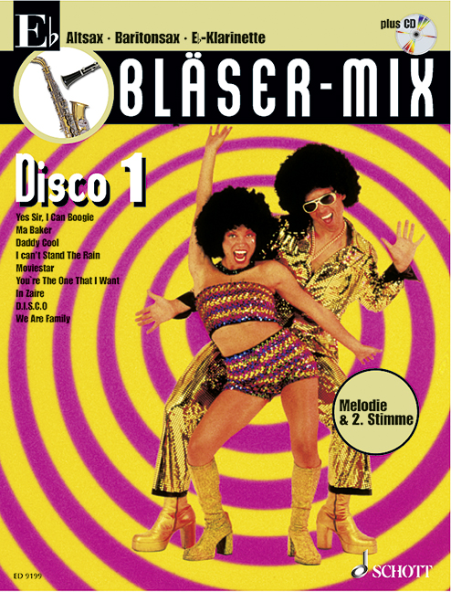 Brass and Wind Mix, Disco, for Es-Instruments (Clarinet, Alto-Saxophone, Baritone Saxophone)