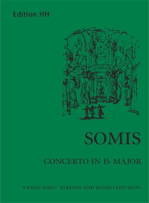 Concerto in E flat major, for violin, strings and basso continuo, Set of parts