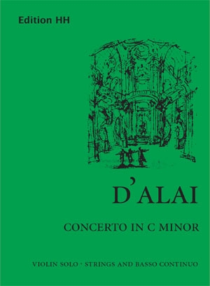 Concerto in C minor, for violin, strings and basso continuo, Study score