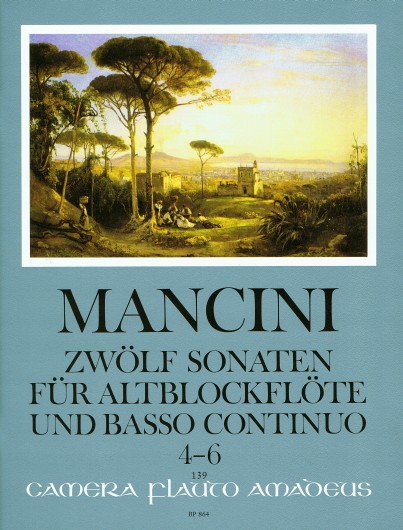 12 Sonatas Vol. 2, for treble recorder (flute, oboe) and basso continuo