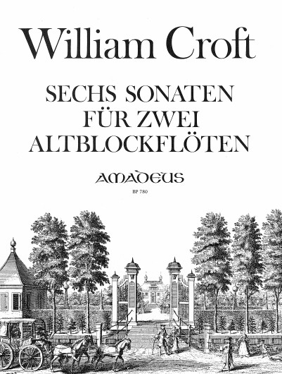 6 Sonatas, for 2 treble recorders (flutes, oboes, violins), Performing score