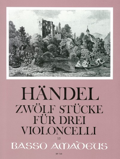 12 Pieces, for 3 cellos, Score and parts