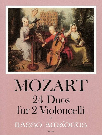 24 Duos, for 2 cellos, Performing score