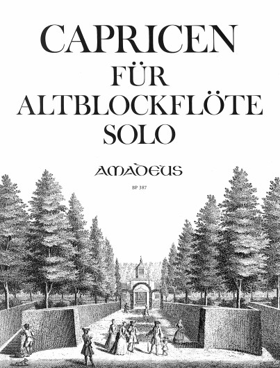 Caprices, in 12 Tonarten aus dem 18. Jahrhundert, for treble recorder