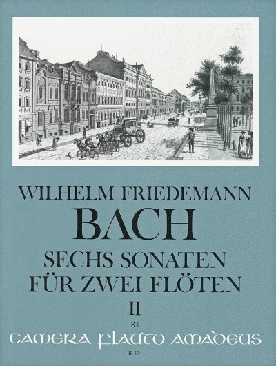 6 Sonatas Vol. 2, Sonatas 4-6, for 2 flutes, Set of parts