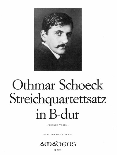 String Quartet set Bb major, for 2 violins, viola and cello, Score and parts