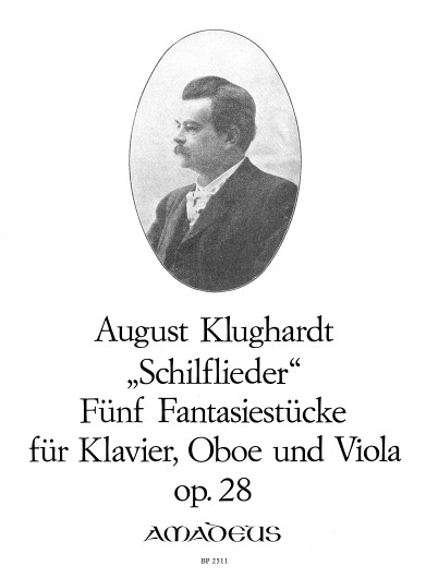 Schilflieder op. 28, 5 Fantasy pieces, for oboe (violin), viola and piano, Score and parts