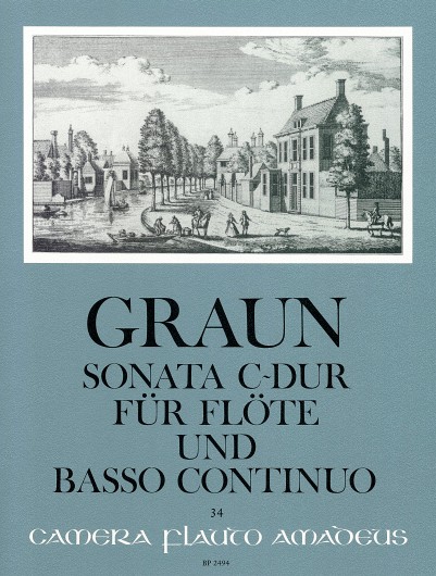 Sonata C major, for treble recorder (flute) and basso continuo