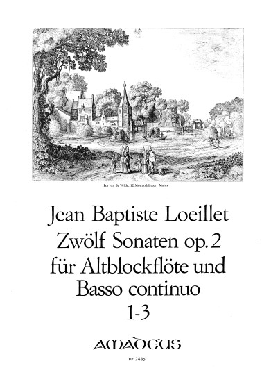 12 Sonatas op. 2/1, Sonatas 1-3, for treble recorder and basso continuo