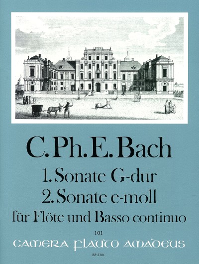 Sonatas No. 1 G major & No. 2 E minor Wq 123/124, for flute and basso continuo