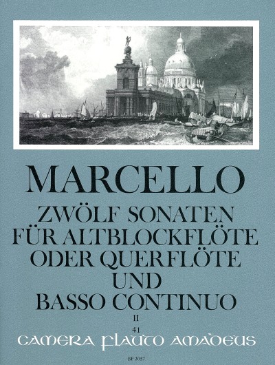 12 Sonatas op. 2/2 Volume 2: 4-6, for treble recorder and basso continuo, Score and parts