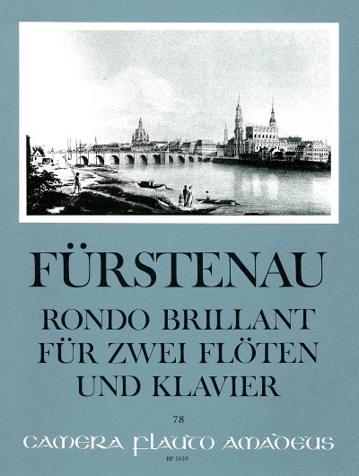 Rondo Brillant op. 102, for 2 flutes and piano, Score and parts