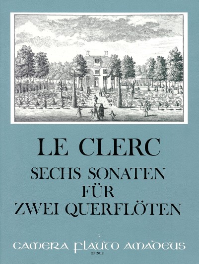 6 Sonatas op. 1, for 2 flutes, Performing score