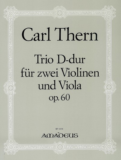 Trio D major op. 60, for 2 violins and viola, Set of parts