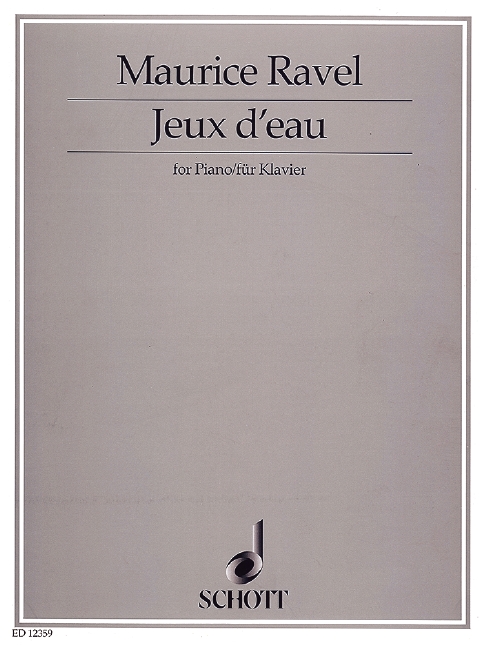 Jeux d'eau, for piano