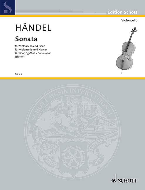 Sonata G minor, for cello and piano