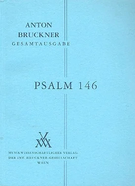 Psalm 146, for SATB soloists, choir and orchestra, Study score