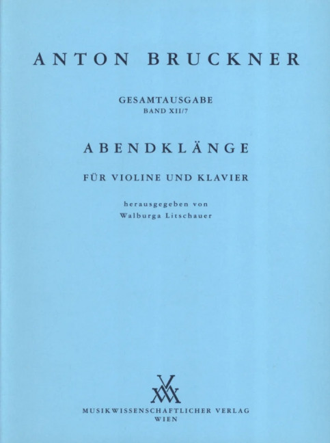 Abendklänge, for violin and piano
