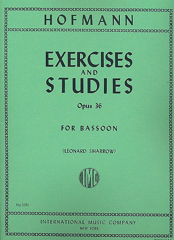 14 Exercises and Studies op. 36, for Bassoon