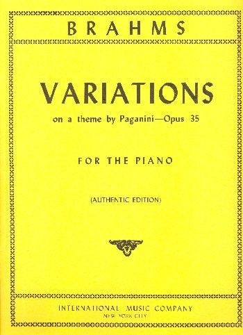 28 Variations A minor on a theme by Paganini op.35, for Piano