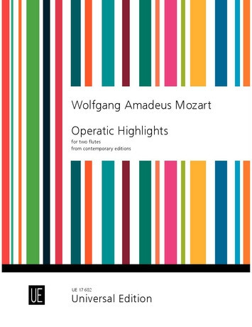 Operatic Highlights, for 2 flutes, Score
