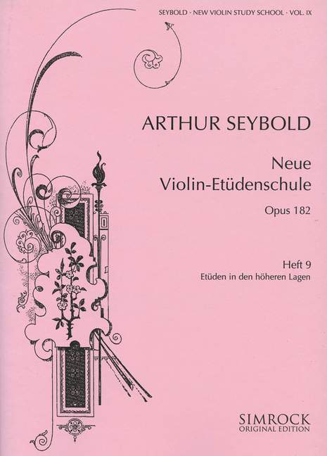 New Violin Study School op. 182 Vol. 9, A selection of the most valuable Studies for the Violin progressively arranged