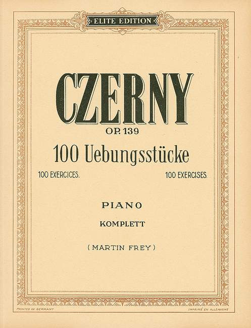100 Progressive Studies Without Octaves op. 139, for piano