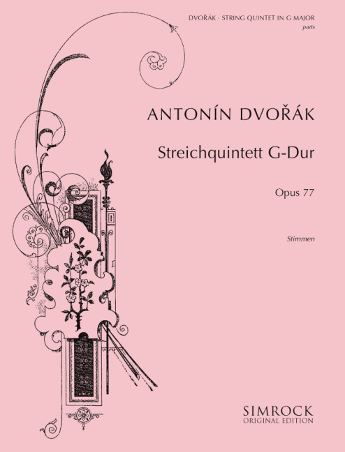 String Quintet in G op. 77, Set of parts