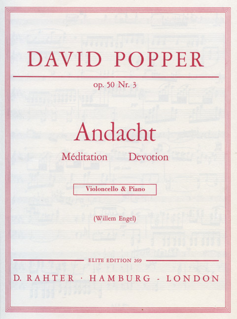 Devotion op. 50/3, for cello and piano