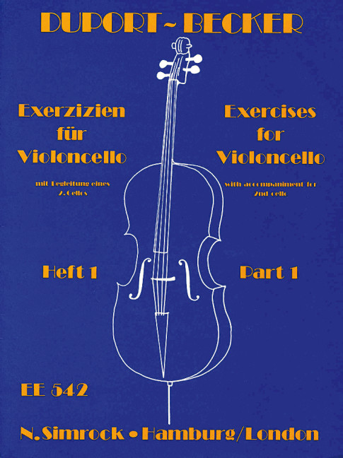 The 21 famous Exercises Vol. 1, for cello (2 cellos)