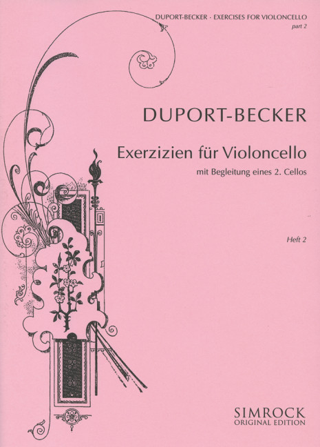 The 21 famous Exercises Vol. 2, for cello (2 cellos)
