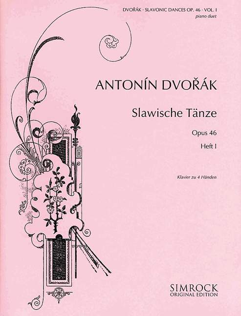 Slavonic Dances op. 46 Vol. 1, Nos. 1-4, for piano (4 hands)