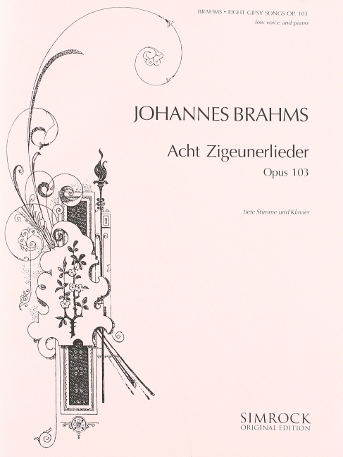 8 Gipsy Songs op. 103, for low Voice and Piano