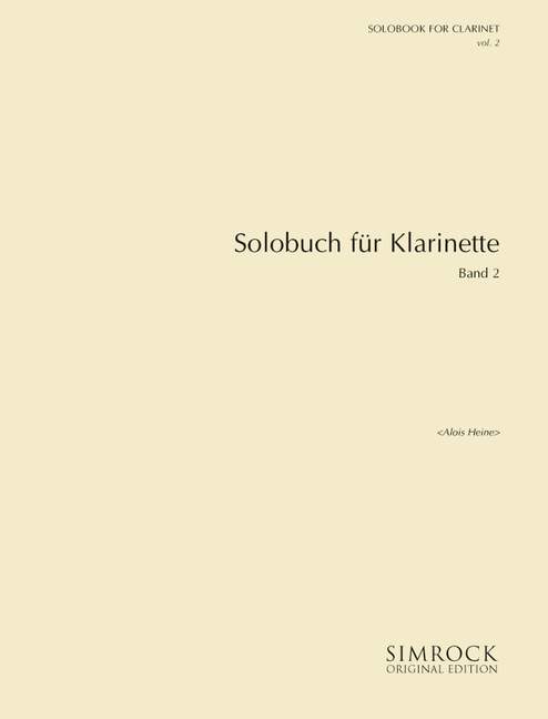 Solobook for Clarinet Vol. 2