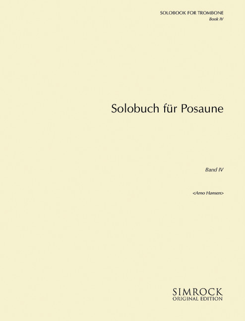 Solobook for Trombone Vol. 4