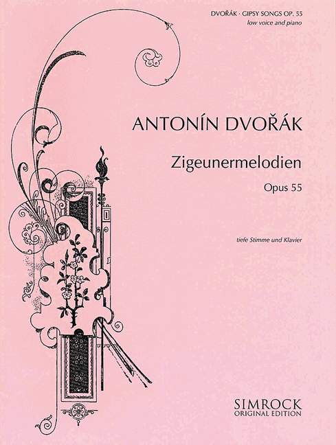Gipsy Songs op. 55, for low voice and piano